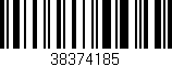 Código de barras (EAN, GTIN, SKU, ISBN): '38374185'