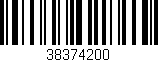 Código de barras (EAN, GTIN, SKU, ISBN): '38374200'