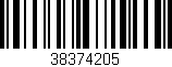 Código de barras (EAN, GTIN, SKU, ISBN): '38374205'