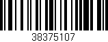 Código de barras (EAN, GTIN, SKU, ISBN): '38375107'