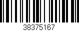 Código de barras (EAN, GTIN, SKU, ISBN): '38375167'