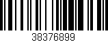 Código de barras (EAN, GTIN, SKU, ISBN): '38376899'