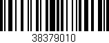 Código de barras (EAN, GTIN, SKU, ISBN): '38379010'
