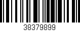 Código de barras (EAN, GTIN, SKU, ISBN): '38379899'