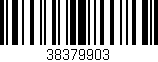 Código de barras (EAN, GTIN, SKU, ISBN): '38379903'