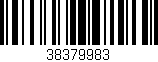 Código de barras (EAN, GTIN, SKU, ISBN): '38379983'