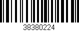 Código de barras (EAN, GTIN, SKU, ISBN): '38380224'