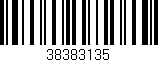 Código de barras (EAN, GTIN, SKU, ISBN): '38383135'