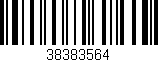 Código de barras (EAN, GTIN, SKU, ISBN): '38383564'