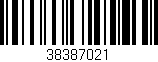 Código de barras (EAN, GTIN, SKU, ISBN): '38387021'