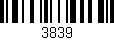 Código de barras (EAN, GTIN, SKU, ISBN): '3839'