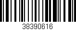 Código de barras (EAN, GTIN, SKU, ISBN): '38390616'