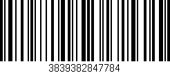 Código de barras (EAN, GTIN, SKU, ISBN): '3839382847784'