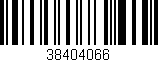 Código de barras (EAN, GTIN, SKU, ISBN): '38404066'