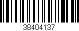 Código de barras (EAN, GTIN, SKU, ISBN): '38404137'