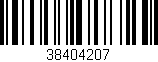 Código de barras (EAN, GTIN, SKU, ISBN): '38404207'