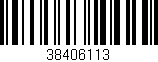 Código de barras (EAN, GTIN, SKU, ISBN): '38406113'