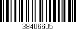 Código de barras (EAN, GTIN, SKU, ISBN): '38406605'