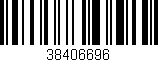 Código de barras (EAN, GTIN, SKU, ISBN): '38406696'