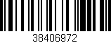Código de barras (EAN, GTIN, SKU, ISBN): '38406972'