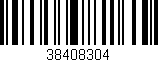Código de barras (EAN, GTIN, SKU, ISBN): '38408304'