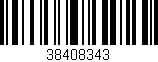 Código de barras (EAN, GTIN, SKU, ISBN): '38408343'