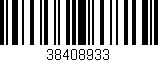 Código de barras (EAN, GTIN, SKU, ISBN): '38408933'