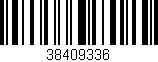 Código de barras (EAN, GTIN, SKU, ISBN): '38409336'