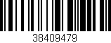 Código de barras (EAN, GTIN, SKU, ISBN): '38409479'