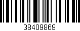 Código de barras (EAN, GTIN, SKU, ISBN): '38409869'
