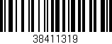 Código de barras (EAN, GTIN, SKU, ISBN): '38411319'