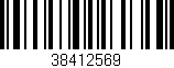 Código de barras (EAN, GTIN, SKU, ISBN): '38412569'