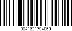 Código de barras (EAN, GTIN, SKU, ISBN): '3841621794063'