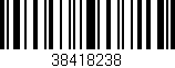 Código de barras (EAN, GTIN, SKU, ISBN): '38418238'