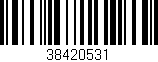 Código de barras (EAN, GTIN, SKU, ISBN): '38420531'