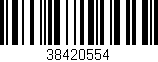 Código de barras (EAN, GTIN, SKU, ISBN): '38420554'
