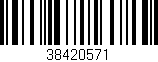 Código de barras (EAN, GTIN, SKU, ISBN): '38420571'