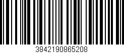 Código de barras (EAN, GTIN, SKU, ISBN): '3842190865208'