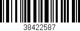 Código de barras (EAN, GTIN, SKU, ISBN): '38422587'