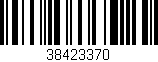 Código de barras (EAN, GTIN, SKU, ISBN): '38423370'