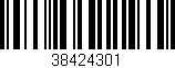 Código de barras (EAN, GTIN, SKU, ISBN): '38424301'