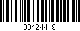 Código de barras (EAN, GTIN, SKU, ISBN): '38424419'