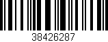 Código de barras (EAN, GTIN, SKU, ISBN): '38426287'