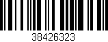 Código de barras (EAN, GTIN, SKU, ISBN): '38426323'