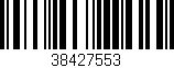 Código de barras (EAN, GTIN, SKU, ISBN): '38427553'