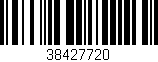 Código de barras (EAN, GTIN, SKU, ISBN): '38427720'