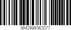 Código de barras (EAN, GTIN, SKU, ISBN): '3842998362077'