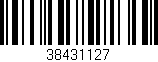 Código de barras (EAN, GTIN, SKU, ISBN): '38431127'