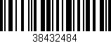 Código de barras (EAN, GTIN, SKU, ISBN): '38432484'