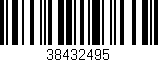 Código de barras (EAN, GTIN, SKU, ISBN): '38432495'